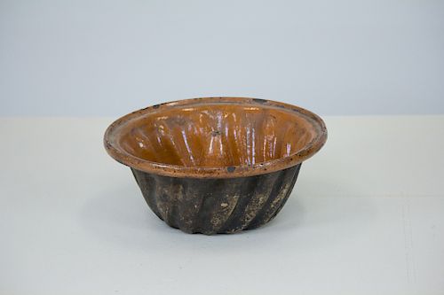 Antique English Terracotta Pudding Mould