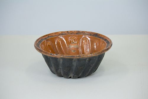 Antique English Terracotta Pudding Mould