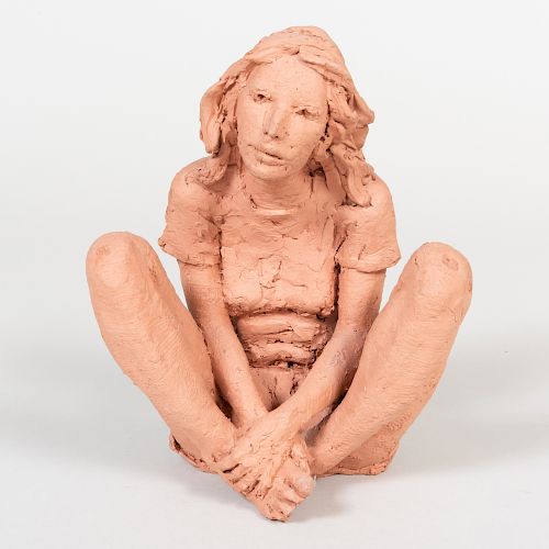 Marguerite Mendes: Untitled (Seated Girl)