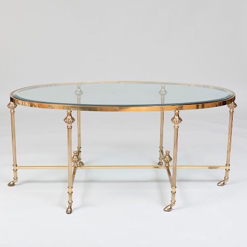 Brass and Glass Low Table