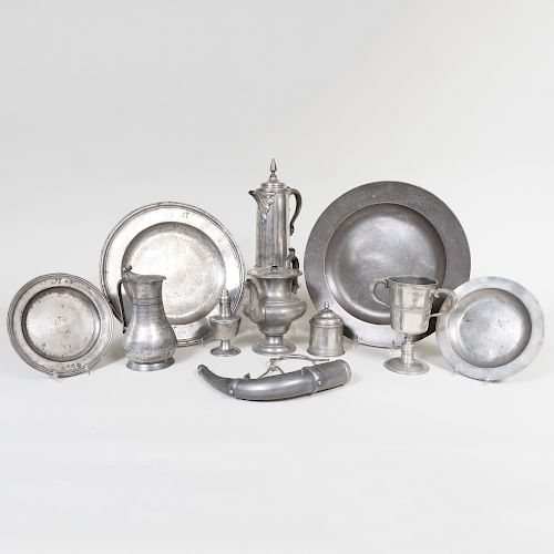 Group of Pewter Wares