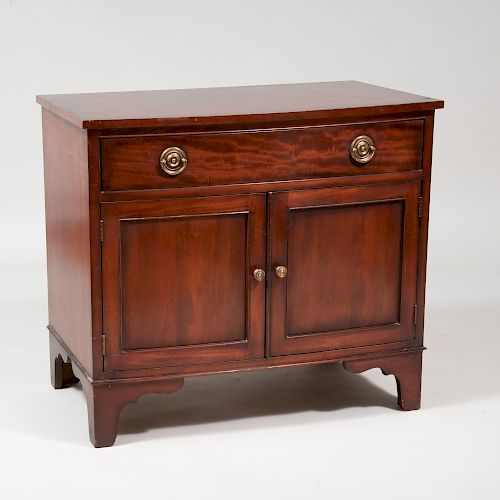 George III Style Mahogany Side Cabinet