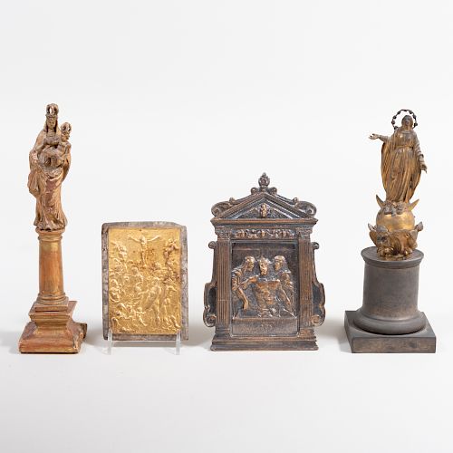 Group of Four Continental Religious Objects