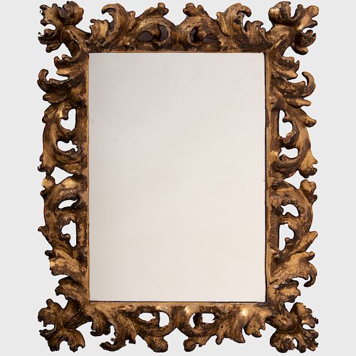 Baroque Style Gilt-Wood Mirror