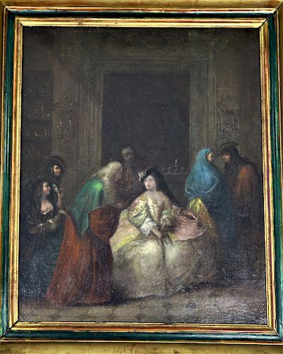 After Pietro Longhi (1702 - 1785) Oil on Canvas