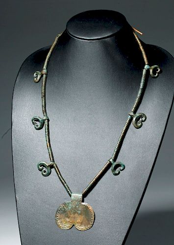 Ancient European / Danubian Bronze Necklace