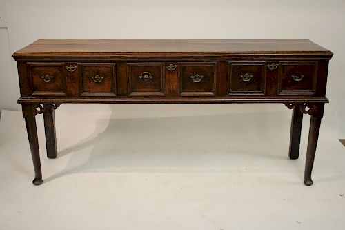 Welsh Oak Dresser, late 19th-e. 20th c