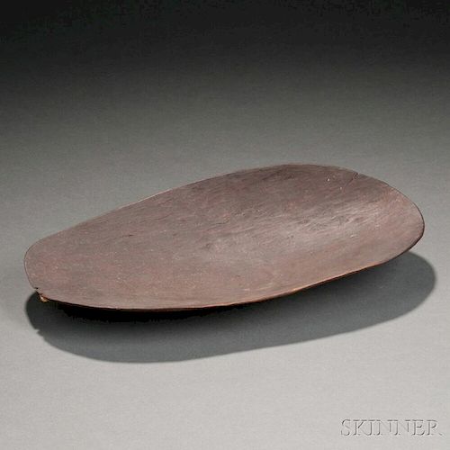 Aboriginal Carved Wood Food Bowl