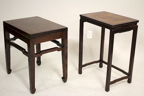 2 Asian Ming Style Occasional Tables