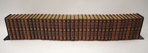 Leather Bound Works of Dickens Set