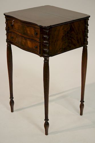 Federal Style Mahogany Stand, 19th C