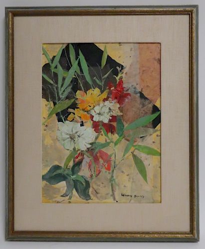 Leonard Brooks  "Bamboo and Flowers", M/M
