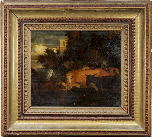17th C. Old Master Bucolic Painting