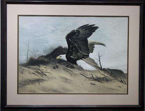 Charles Frace (1926 - 2005) Colored Lithograph