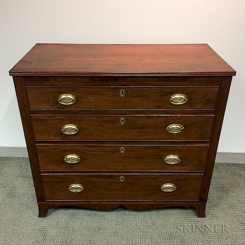 Federal Cherry and Mahogany Chest of Drawers