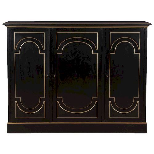 French Neoclassical Maurice Hirsch Cabinet, 1950s