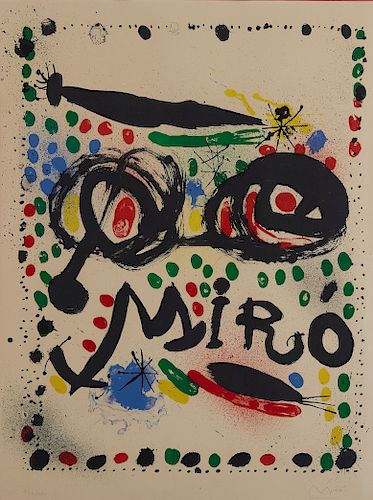 Miro Philadelphia Museum of Art Lithograph M. 502