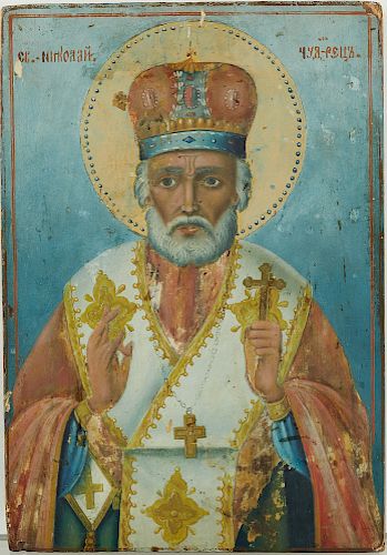 Russian Icon Saint Nicolas