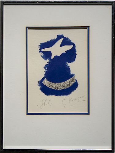 Georges Braque  (1882 - 1963) Pencil Signed Litho
