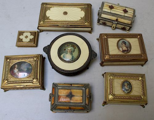 Lot Of Assorted Boxes and Music Boxes.