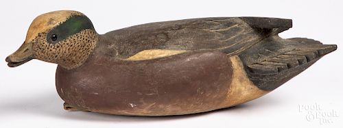 Reggie Birch carved and painted duck decoy