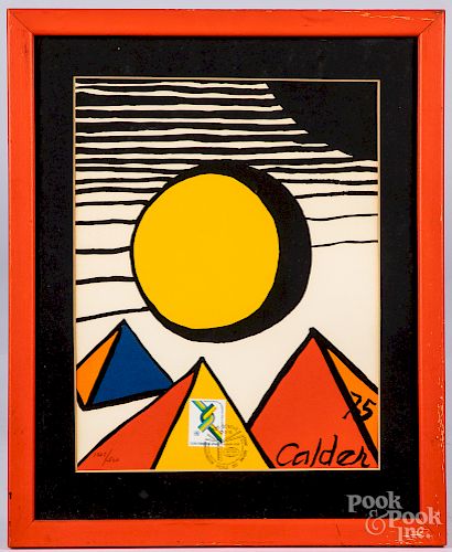 Two Alexander Calder lithographs
