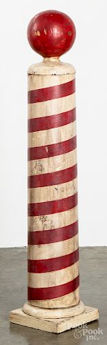 Painted barber pole