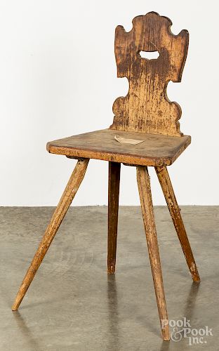 Moravian splay leg chair