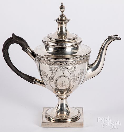 Baltimore sterling silver teapot by Kirk