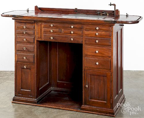 American Cabinet Co. dental roll top work bench