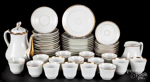 Hard paste porcelain tea and luncheon service