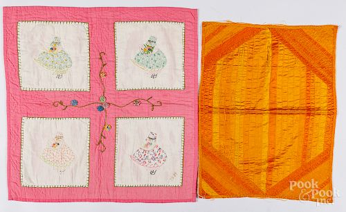 Two doll quilts