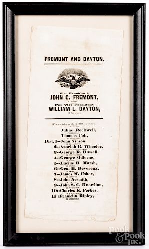 1856 presidential broadside