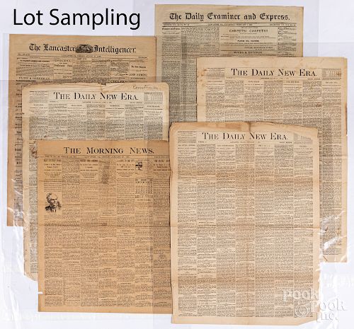 Collection of newspapers