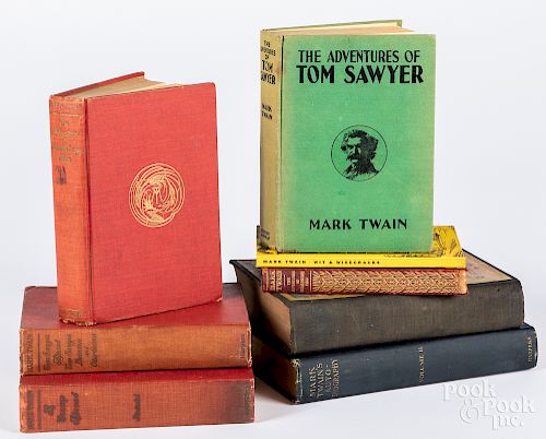 Group of Mark Twain books