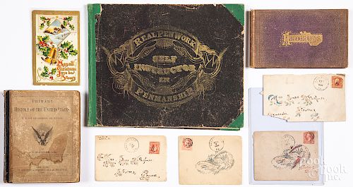 Henry Drown horse sketchbook, etc.