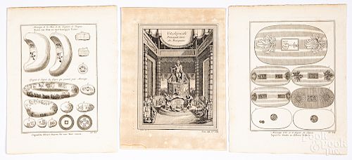Three Bellin 1746 prints