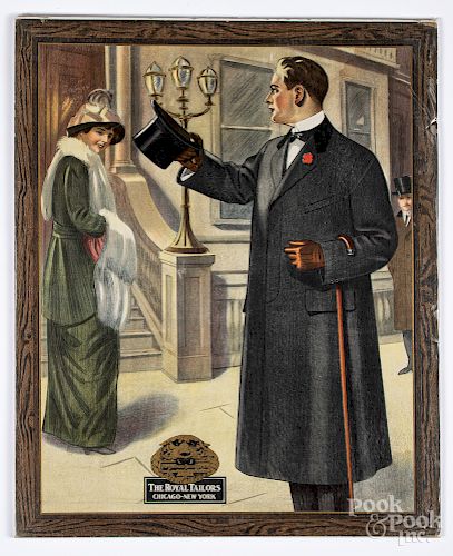 Two The Royal Tailors lithograph advertising posters