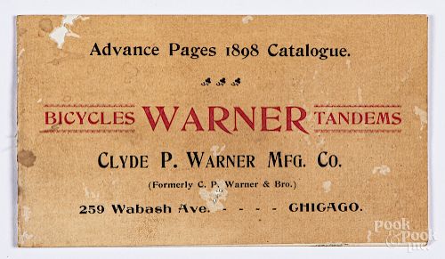 Clyde Warner 1898 bicycle catalog