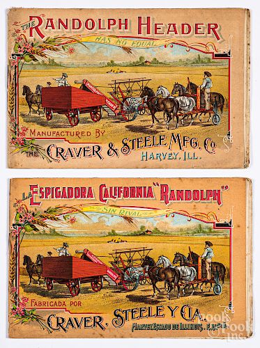 Two farm machinery catalogs