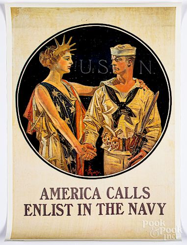 Reproduction WWII recruitment posters