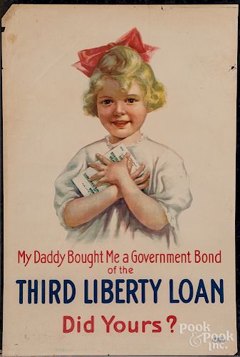 WWI propaganda original lithograph