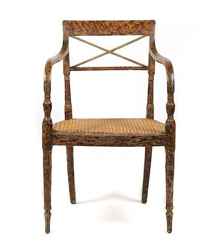 English Regency Armchair, Late 18th C.