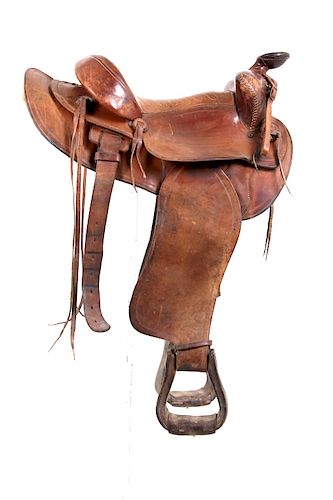 Simco Leather Company 501 Western Ranch Saddle