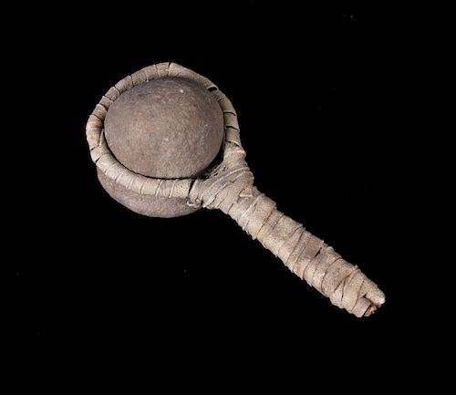 Sioux Pemmican Pounder Stone Hammer 19th C.