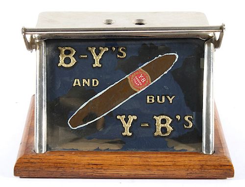 Y-B's Cigar Tip Cutter and Counter Top Advertising