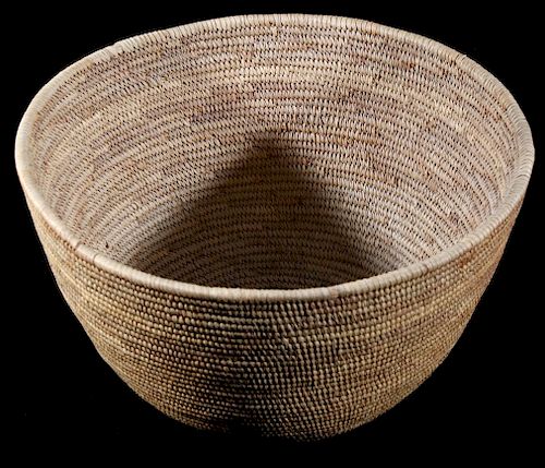 1940's Papago Hand Woven Coil Basket