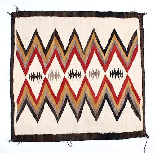Navajo Native American Crystal Pattern Wool Rug