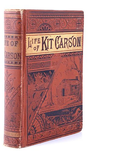 Life of Kit Carson by Burdett 1st Edition 1865