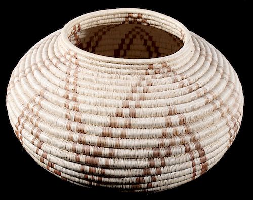 1950's Tarahumara Hand Woven Tight Coil Basket